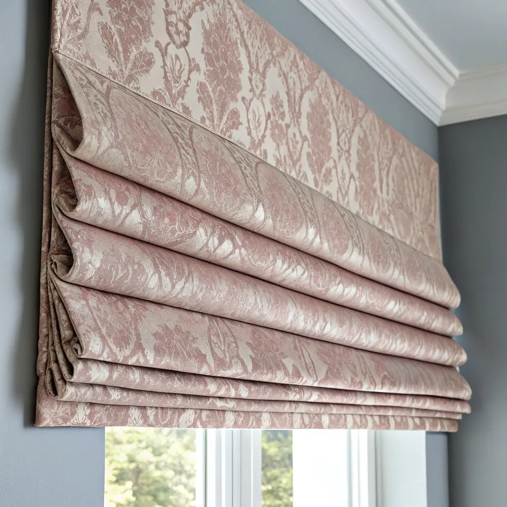 Roman Shades in Linen